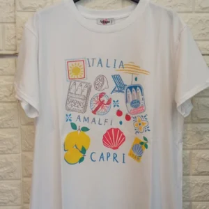 Γυναικείο Βαμβακερό T-Shirt Italia – μπροστινή όψη