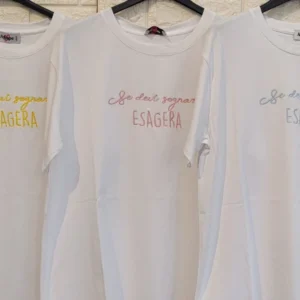 Γυναικείο Βαμβακερό T-Shirt με Κέντημα – μπροστινή όψη